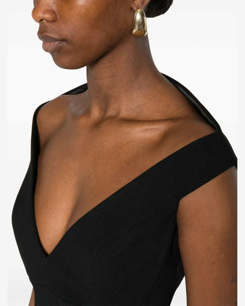 Solace London Monica Dress — Black Black