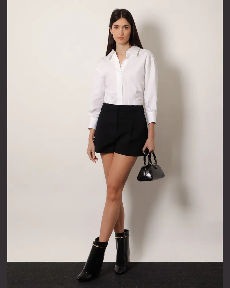 Givenchy Women's Wool Shorts Black Black