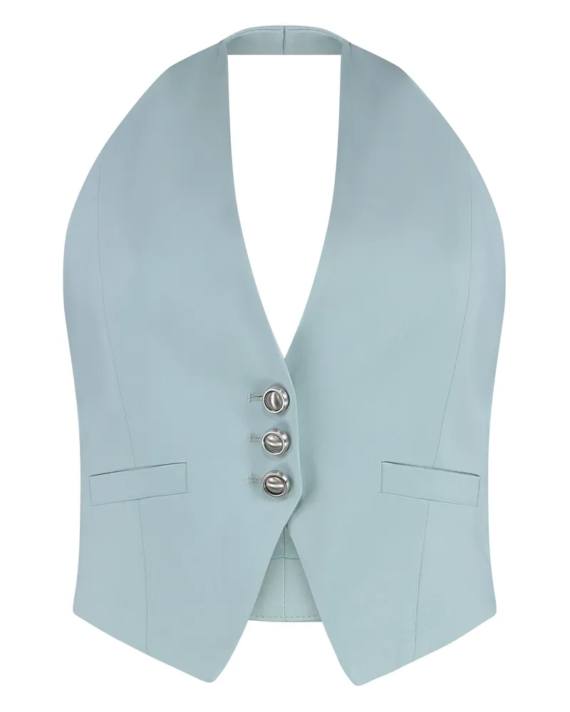 Pinko Moretta Vest — Blue Blue