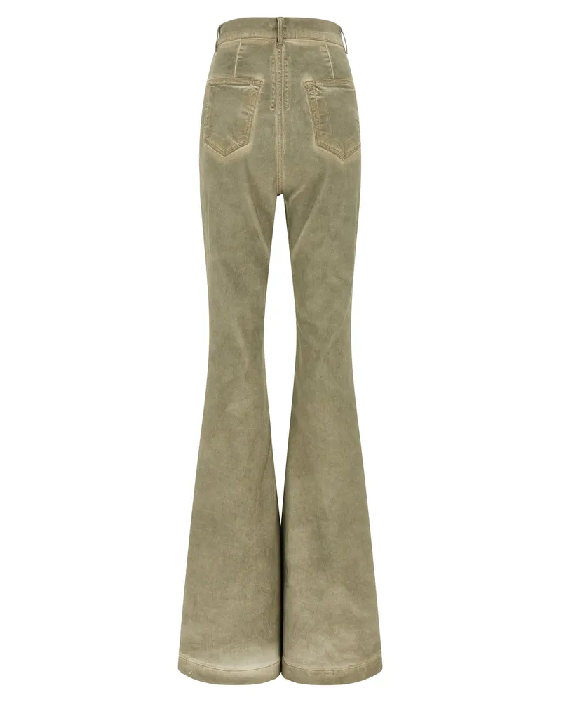 DRKSHDW by Rick Owens Women's Beige Cotton Bootcut Jeans Clothing Beige