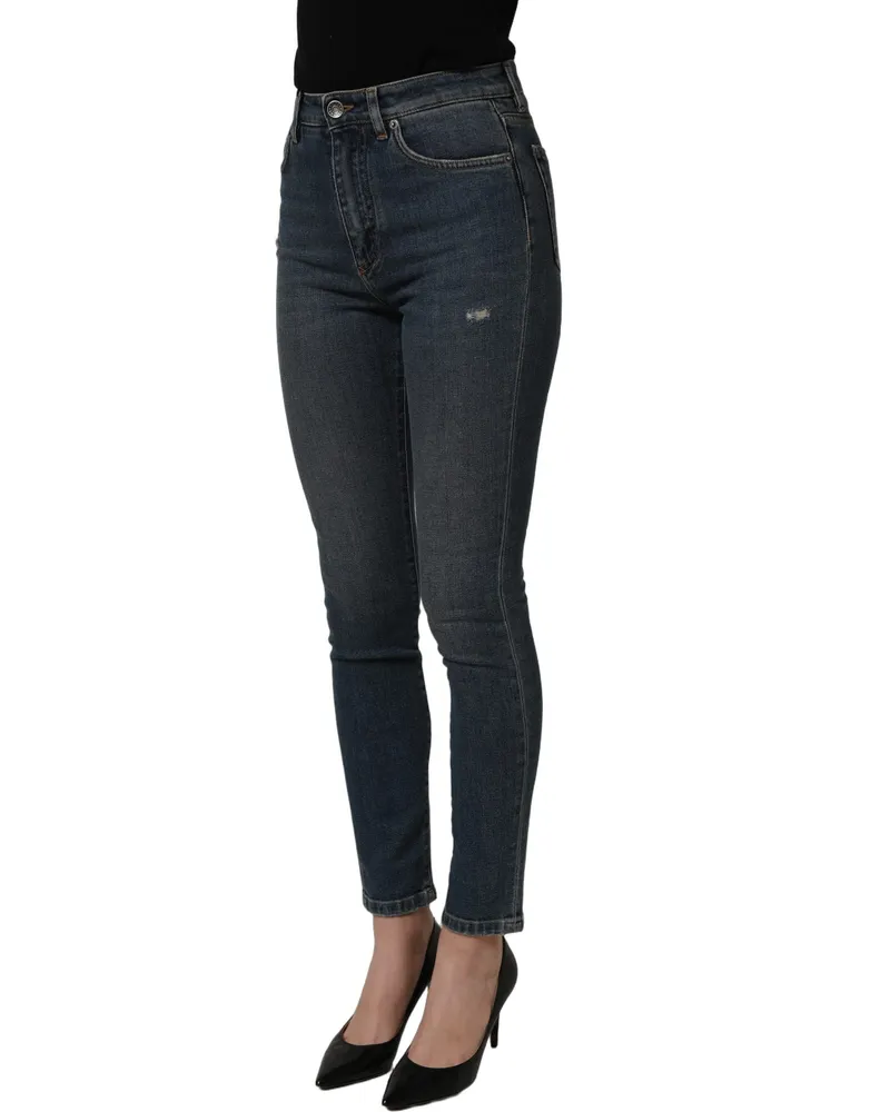 Dolce & Gabbana Stretch Skinny Denim Jeans — Blue Blue