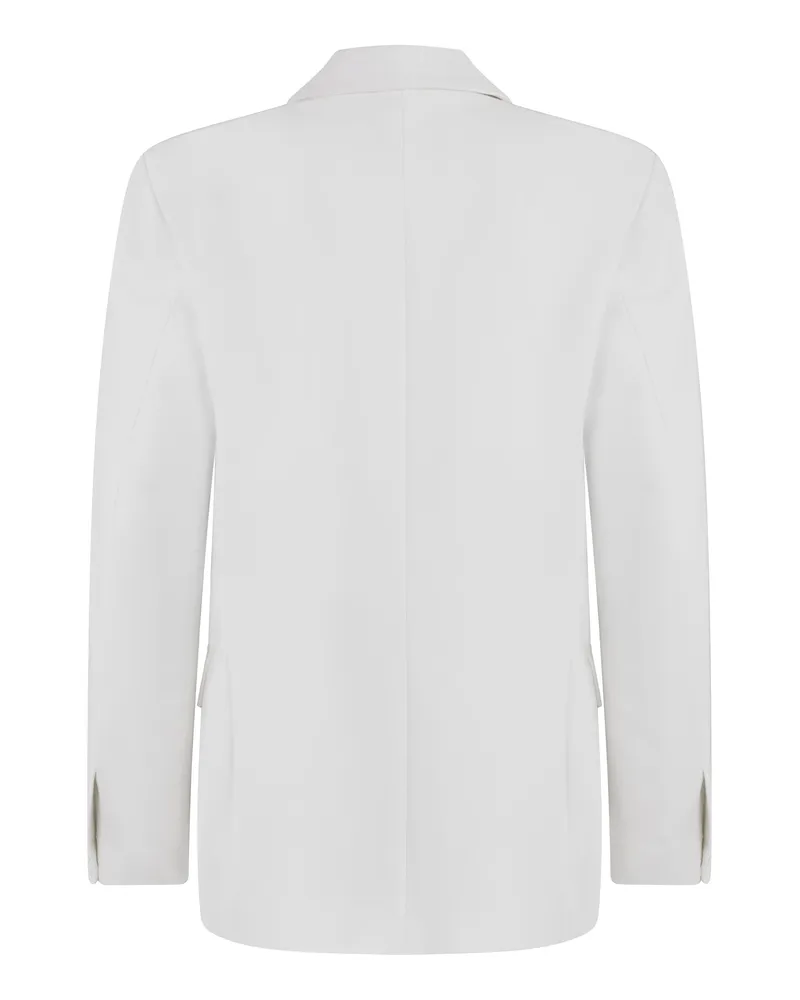 COPERNI Women's Blazer Double-Breasted White Polyamide Blazers Jacket White