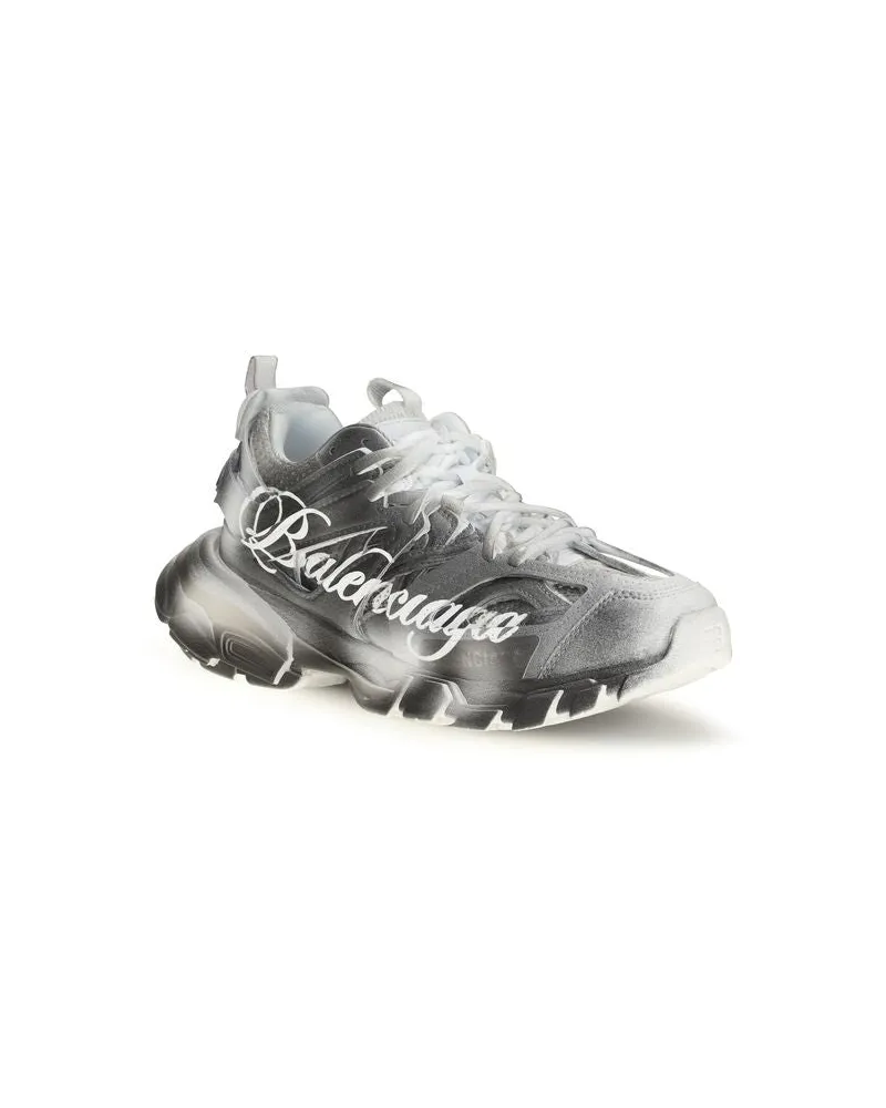 Balenciaga Women's Gray Polyamide Athletic Sneakers Gray