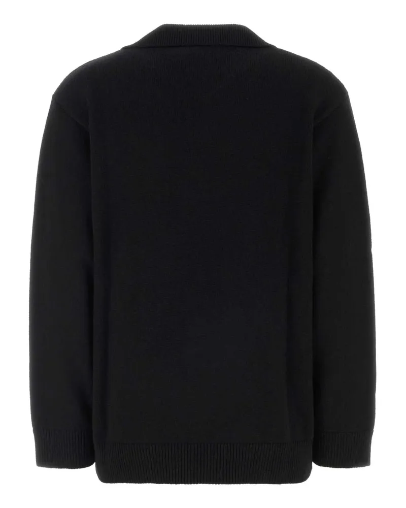 Valentino Garavani Women's Black Cashmere Polo Shirt Nero T-shirts And Polos Black