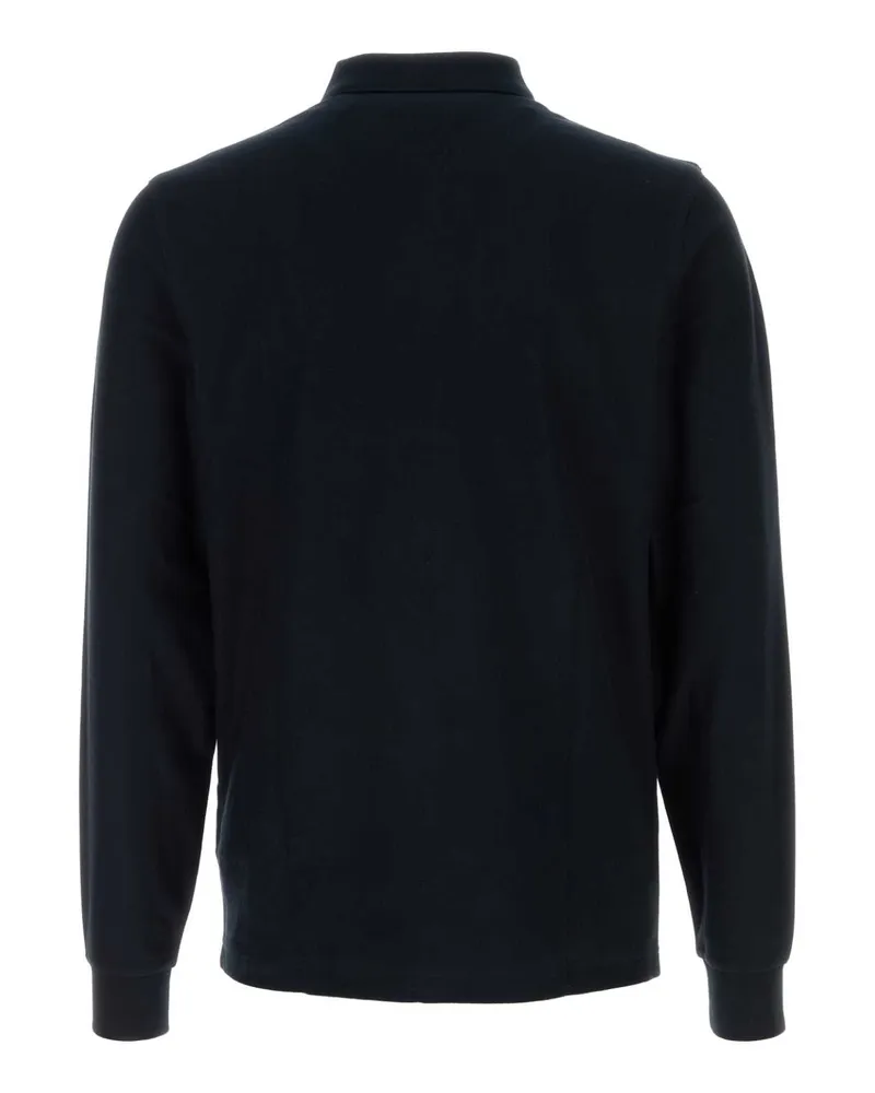 Fred Perry Men's Embroidered Piquet Polo Shirt 608 Exterior: Cotton Camicie Black
