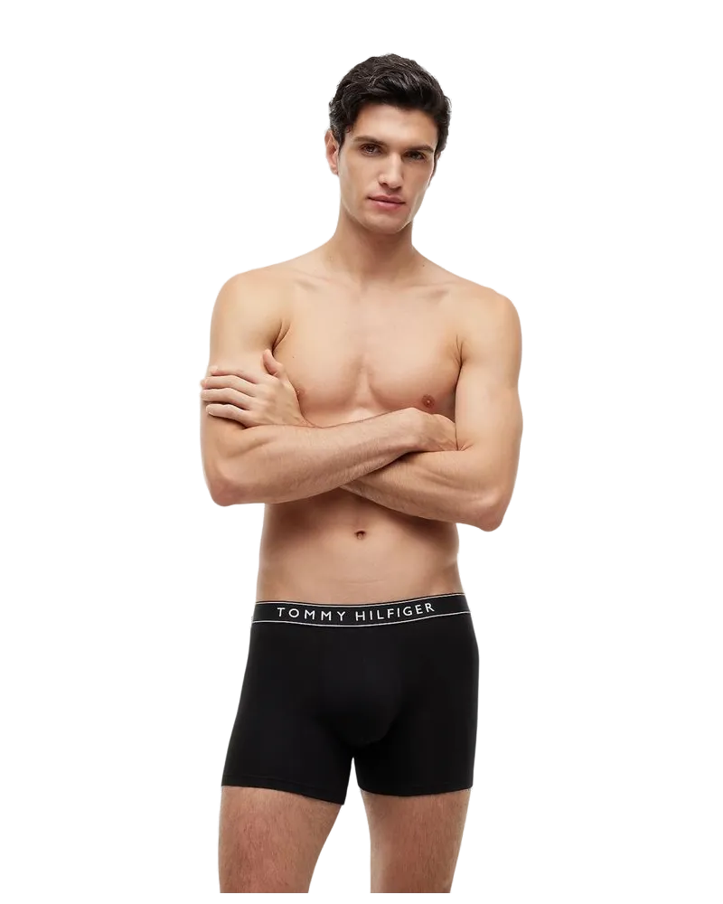 Tommy Hilfiger Cotton Boxers — Black Black