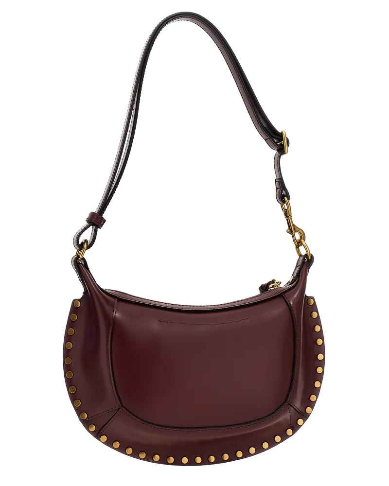 Isabel Marant Women's Bordeaux Cowhide Shoulder Bag Burgundy