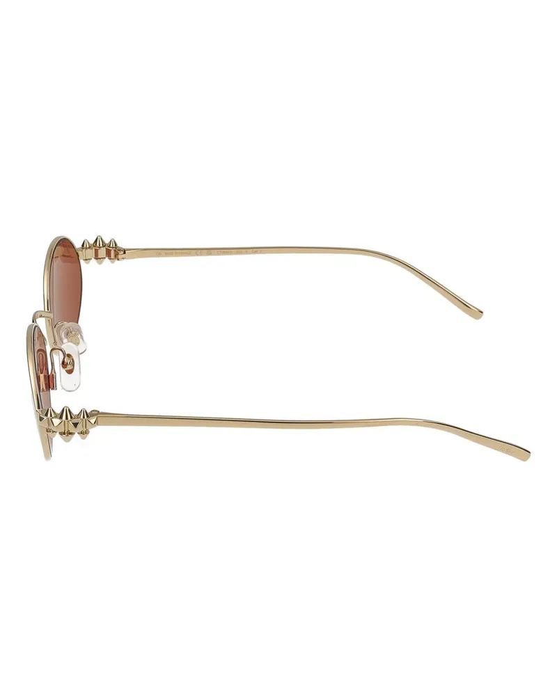 Cartier Women's Sunglasses  Ct0644s 003 Gold Red 20-135 Metal Gold