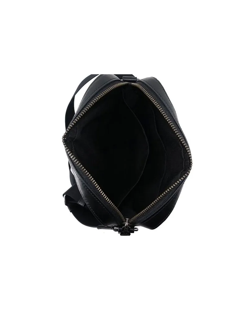 Coach Men's Shoulder Bag Black Calf Leather - Shoulder-Bags Black