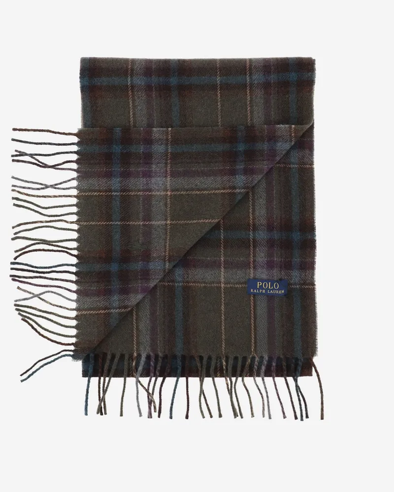 Ralph Lauren Men's Wool Scarf Multicolour Scarfs Multicolor
