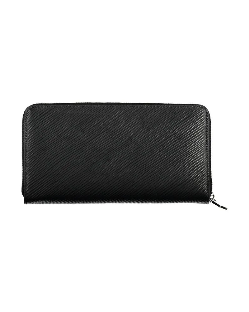 Calvin Klein Polyurethane Wallet — Black Black