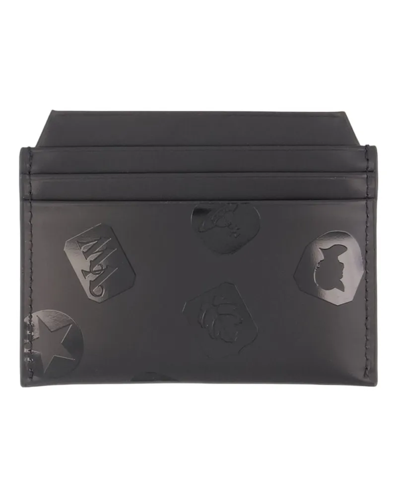 Vivienne Westwood Women's Card Holder -  Leather Black Calfskin Accessories Card-Holder Black