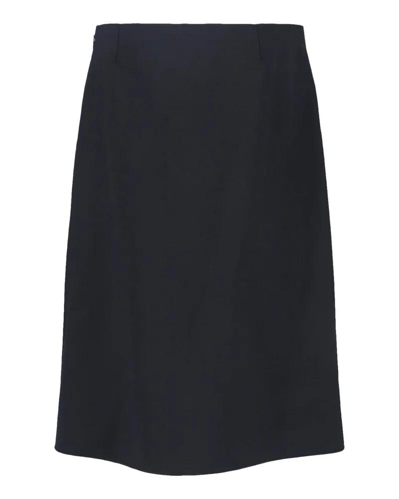 Courrèges Women's Skirts Black Polyester Black