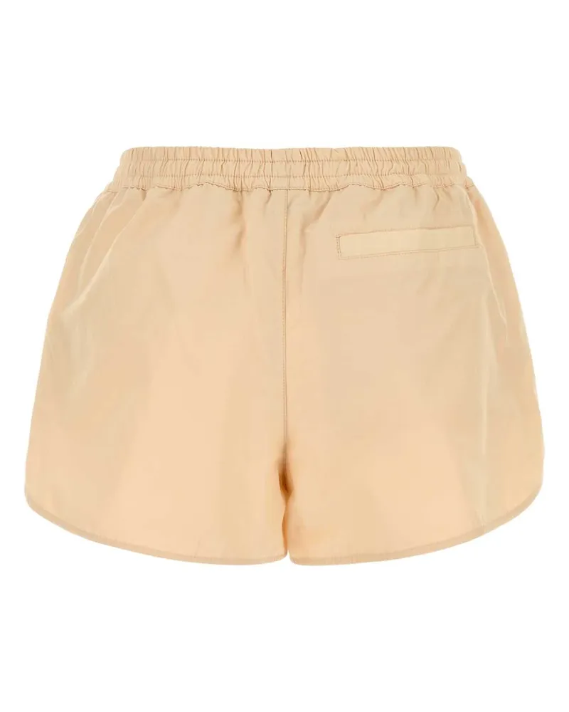 Burberry Women's Skin Pink Nylon Blend Shorts Teacup Exterior: Cotton Beige