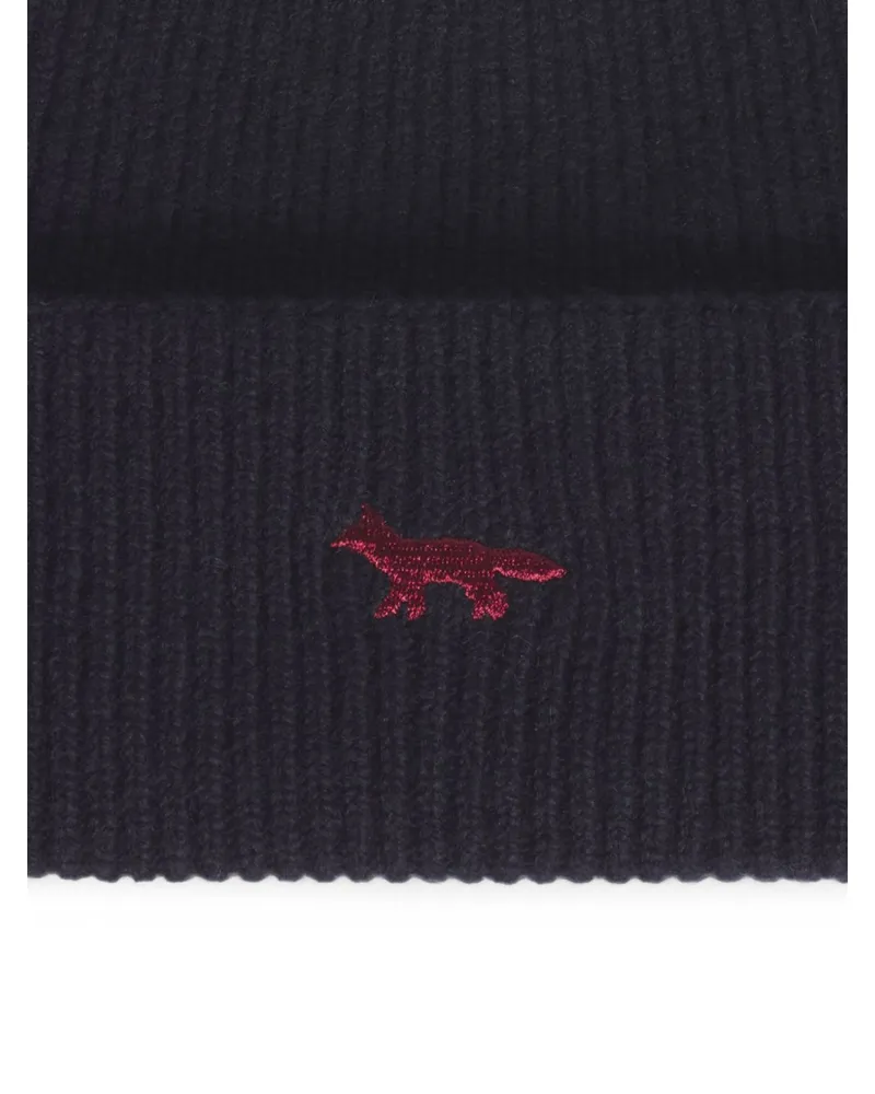 Kitsuné Embroidered Fox Beanie 