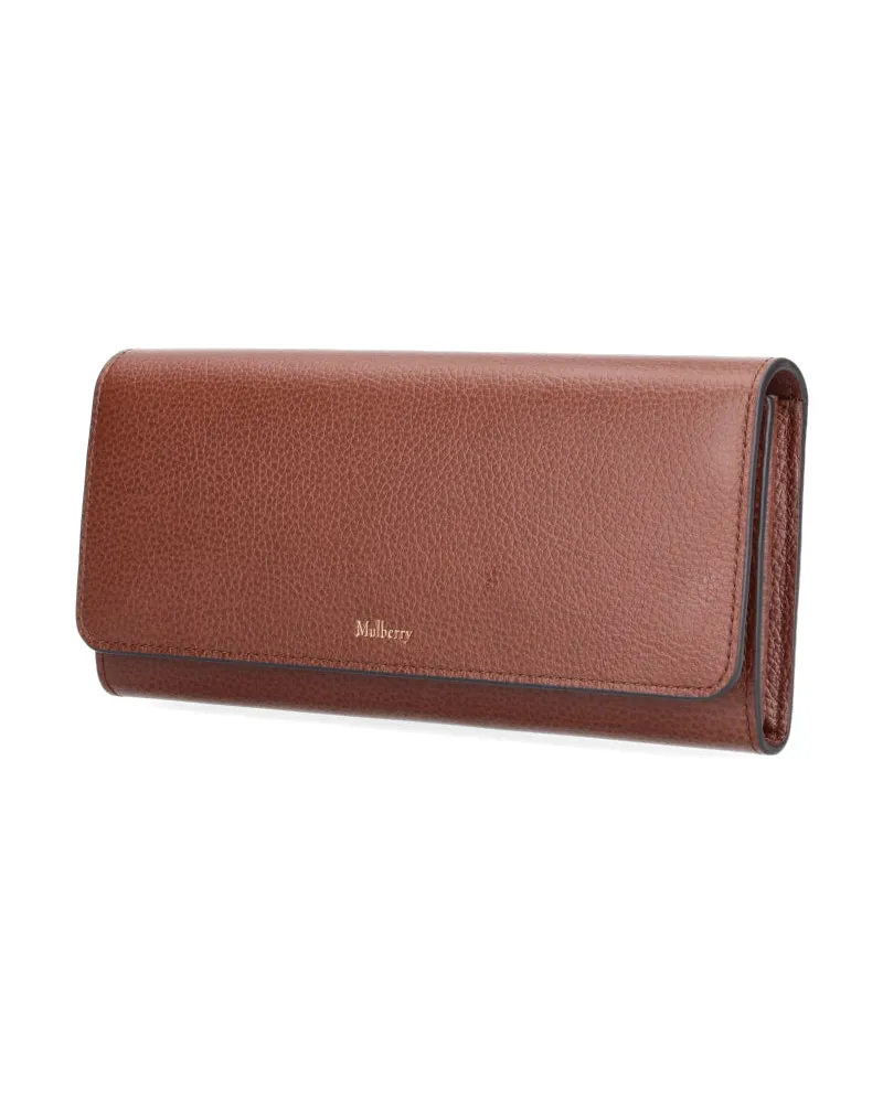 Mulberry Women's Wallets Brown Bovine Leather Brown
