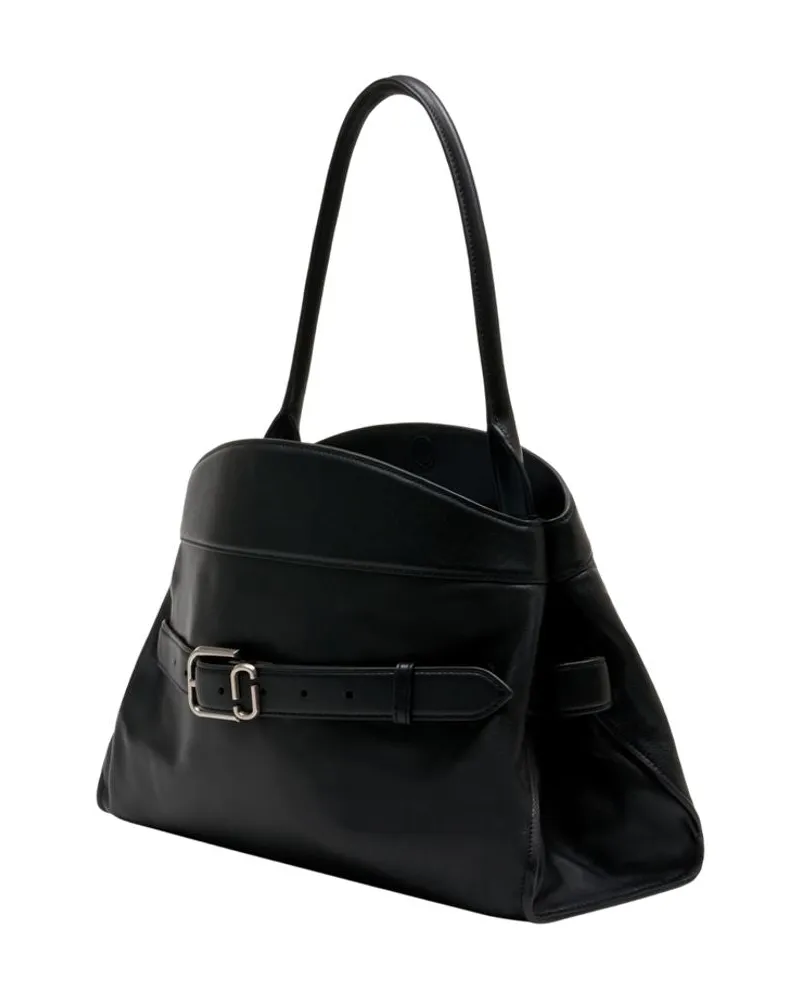 Marc Jacobs Women's The Satchel Shoulder Bag -  Leather Black Cowhide Handbags-Purses Black