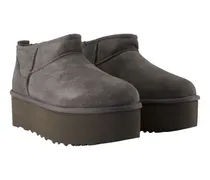 Women's Lambskin Ankle Boot Gray