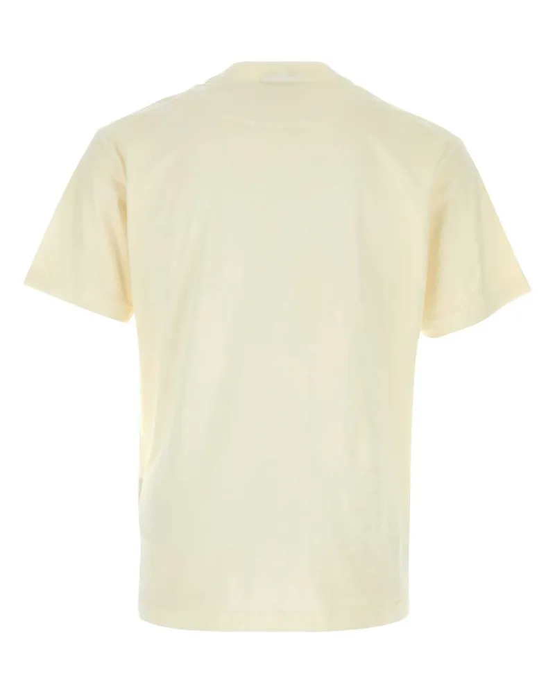 Stone Island Ivory Exterior: Cotton T-Shirt T-shirts And Polos Beige