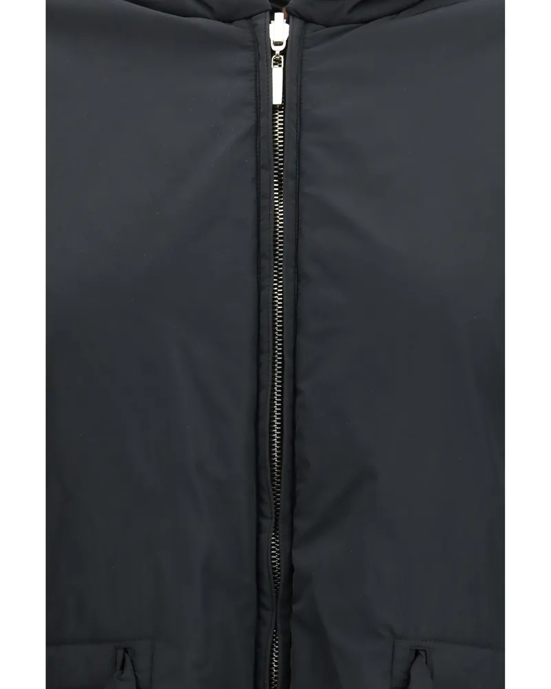 Max Mara Women's Reversible Padded Parka Black Outer: Polyester Puffer Jackets Black