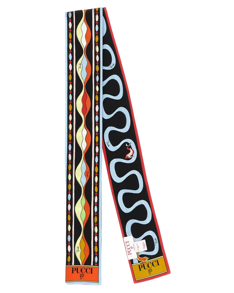 Emilio Pucci Silk Foulard Scarf — Multicolor Multicolor
