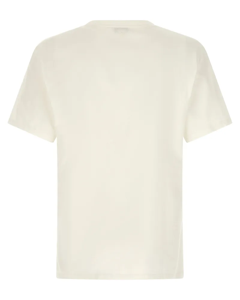 Alexander McQueen Men's Multicolor Cotton T-Shirt Cream