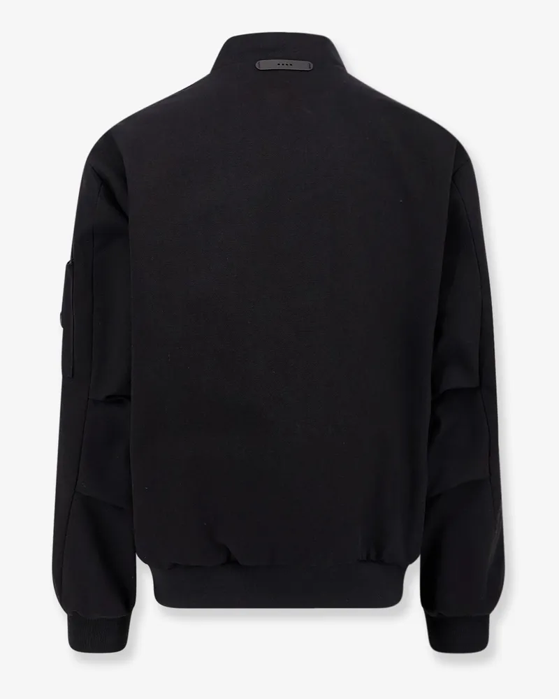 Hevò Men's Bomber Jacket Castro Cotton Black Black