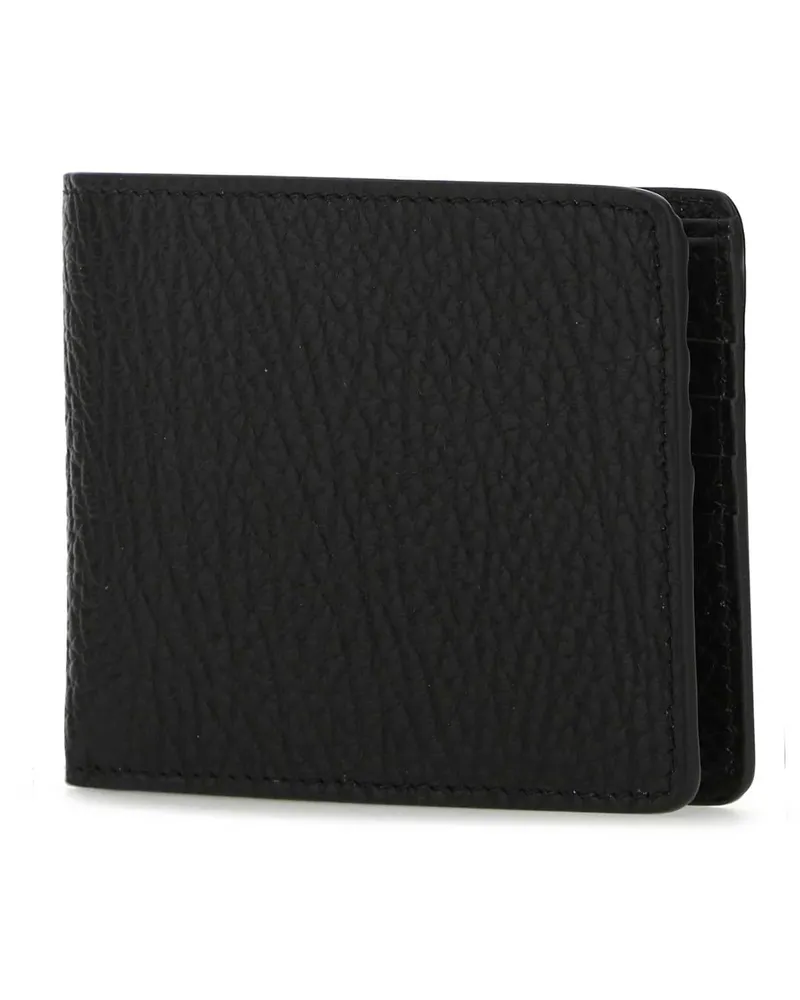 Maison Margiela Men's Black Leather Wallet T8013 Exterior: Bovine Portafogli Black