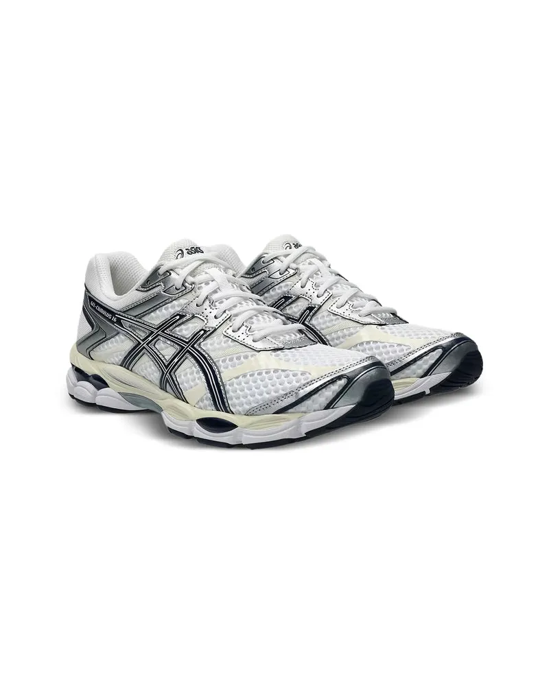 Asics Cushioned Mesh Sneakers — White White