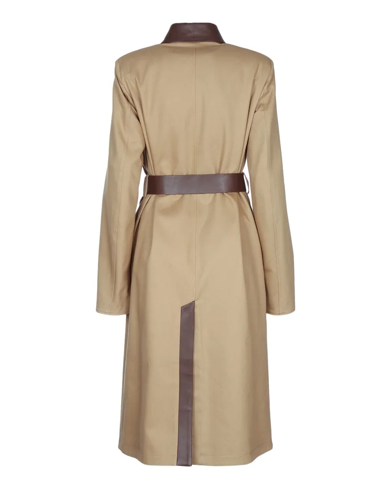 Jacob Cohën Reversibile Trench Coat — Beige Beige