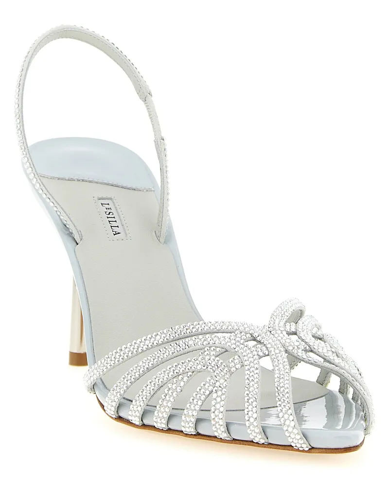 Le Silla Embrace Heel Sandal — White White