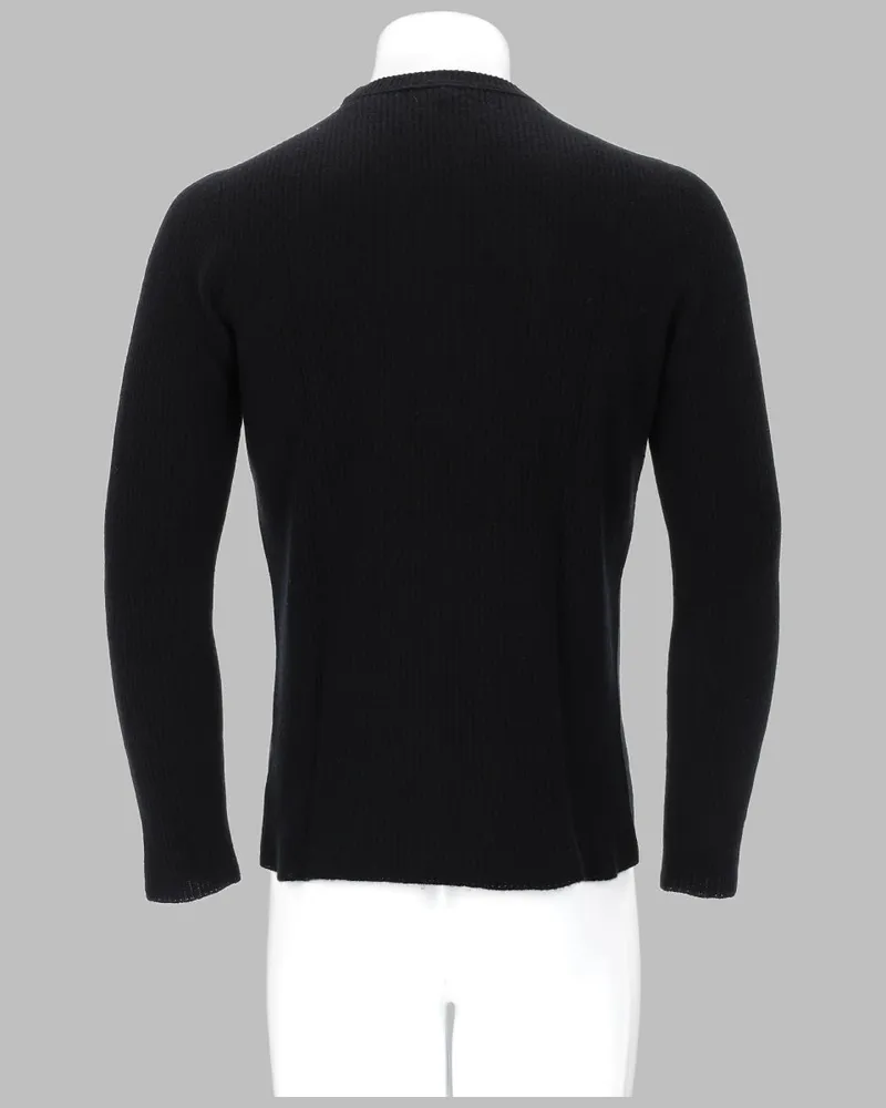 Roberto Collina 100% Cashmere Sweater — Black Black