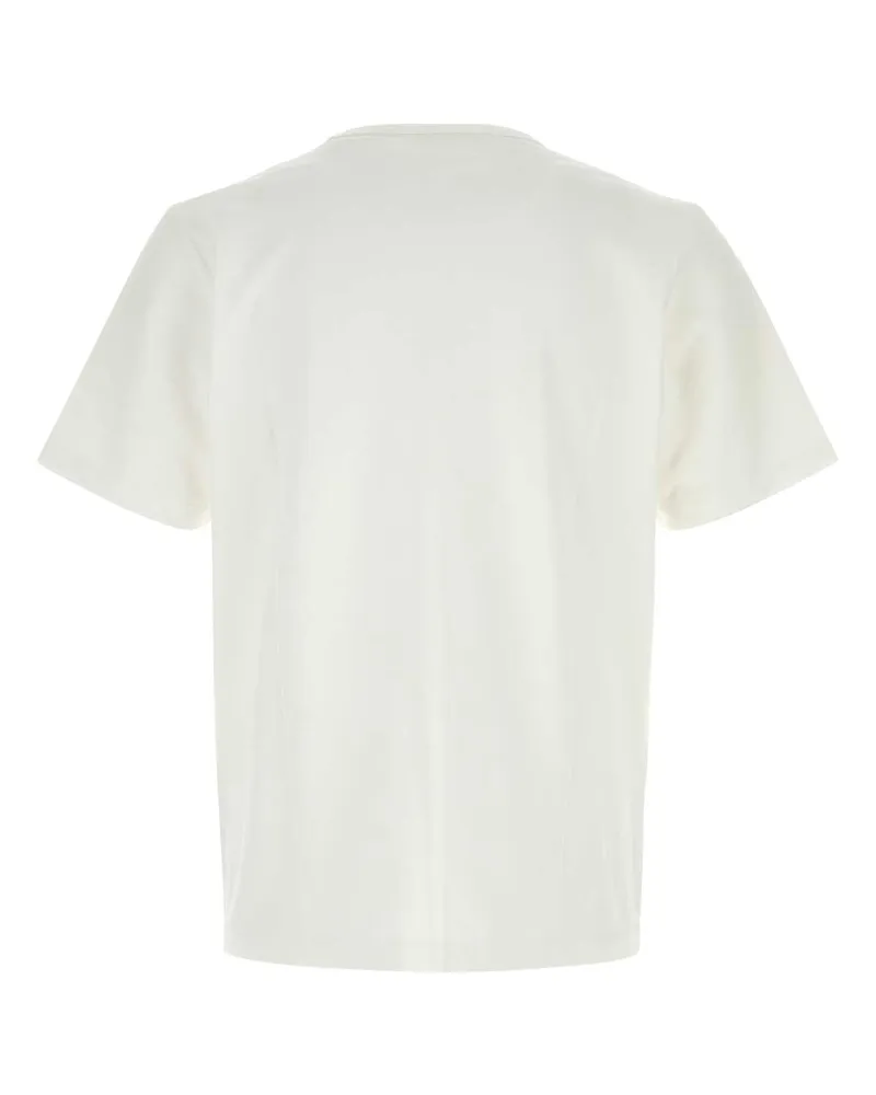J.W.Anderson Logo-Embroidered T-Shirt — White White