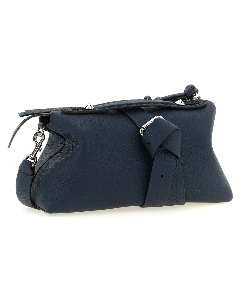 Fendi Women's By The Handbag Navy Calfskin Leather Navy