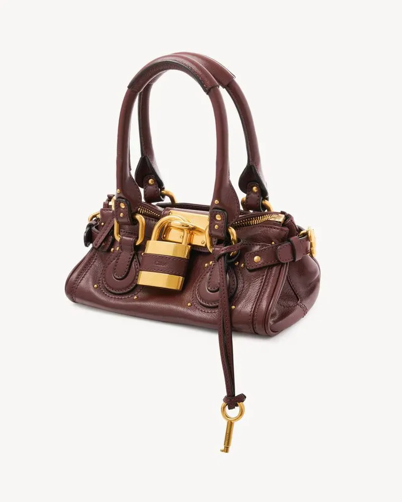 Chloé Unisex Bag Chloe E26 Marron Burgundy