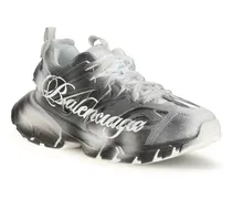 Track Stencil Sneaker — White
