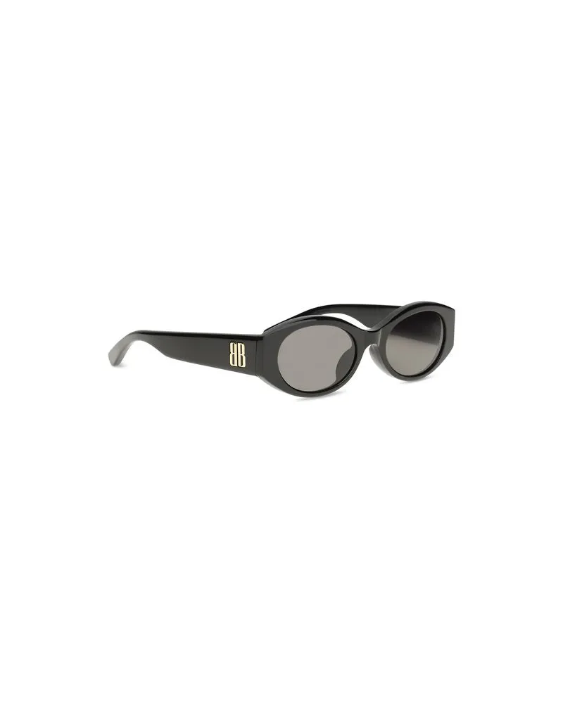 Balenciaga Women's Black Acetate Sunglasses Black