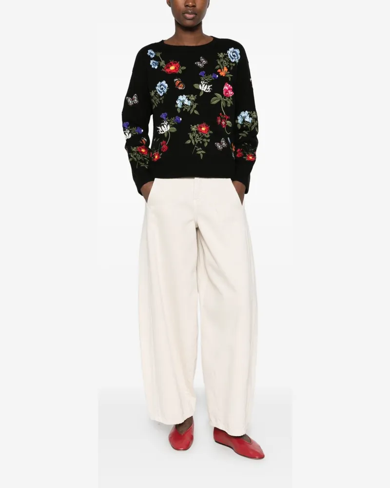 Alice + Olivia Teanna Sweater — Black Black