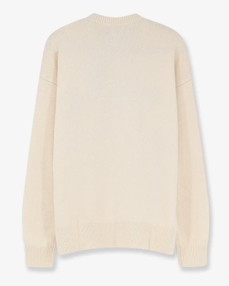 Ralph Lauren Men Wool And Cotton Blend Sweater Beige Beige