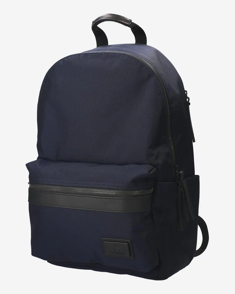 Premiata Men's Backpack Blade Navy Leather Backpacks Navy