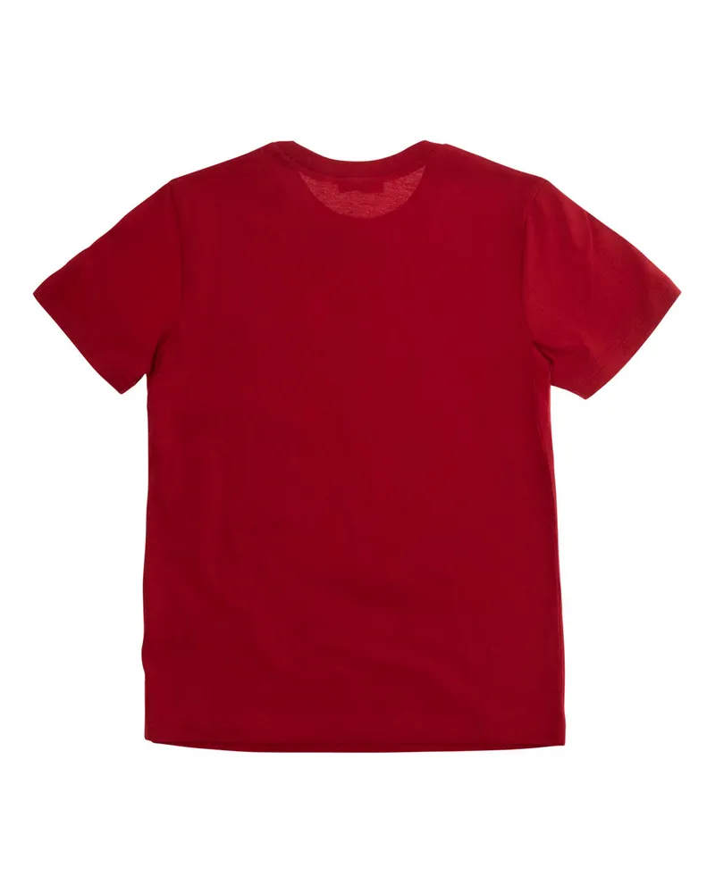 N° 21 Logo-Print Cotton T-Shirt — Red Red