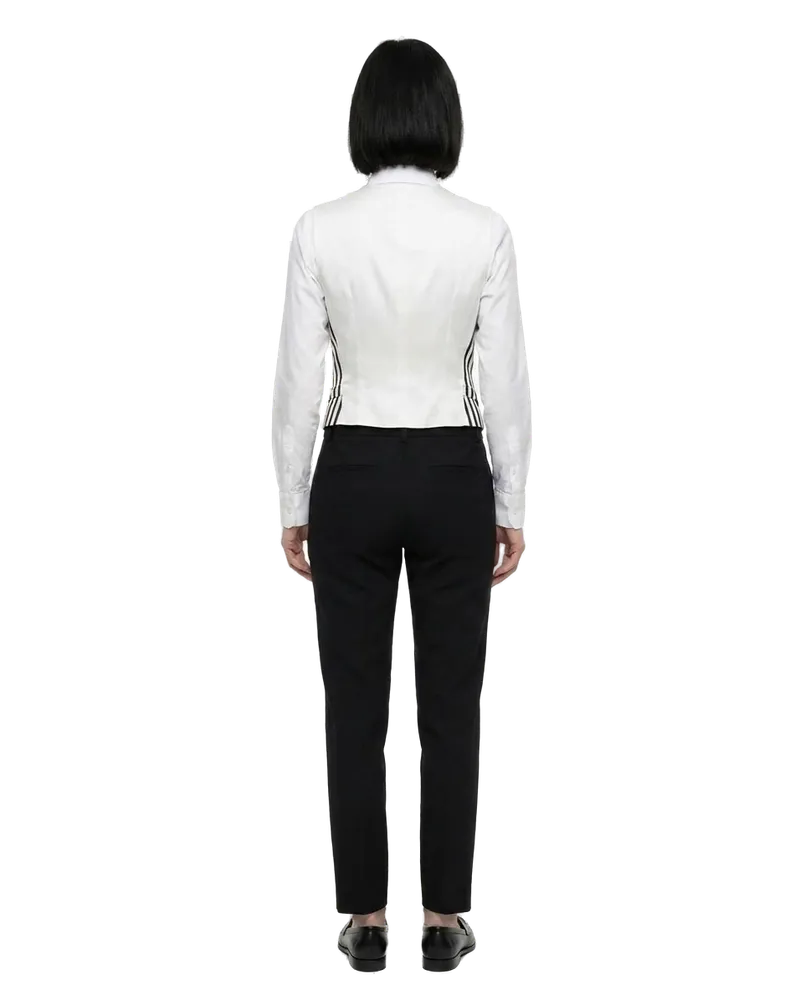 Dolce & Gabbana Women Bicolor Cotton Waistcoat Clothing Bicolor