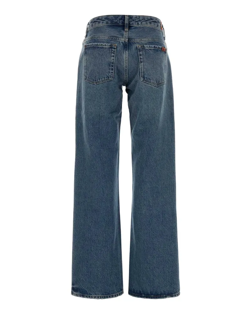 7 for all mankind Women's Rotto Jeans Blue Cotton Blue