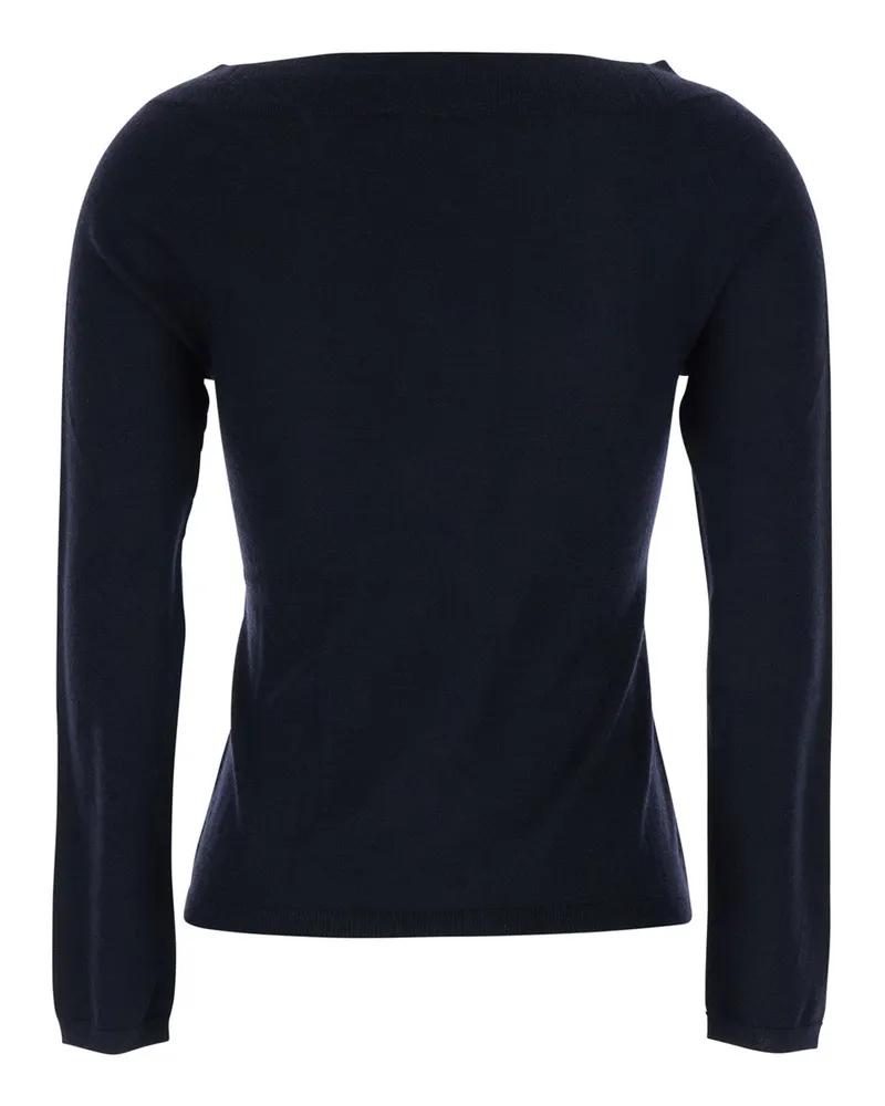 Max Mara Faretra Sweater — Navy Navy