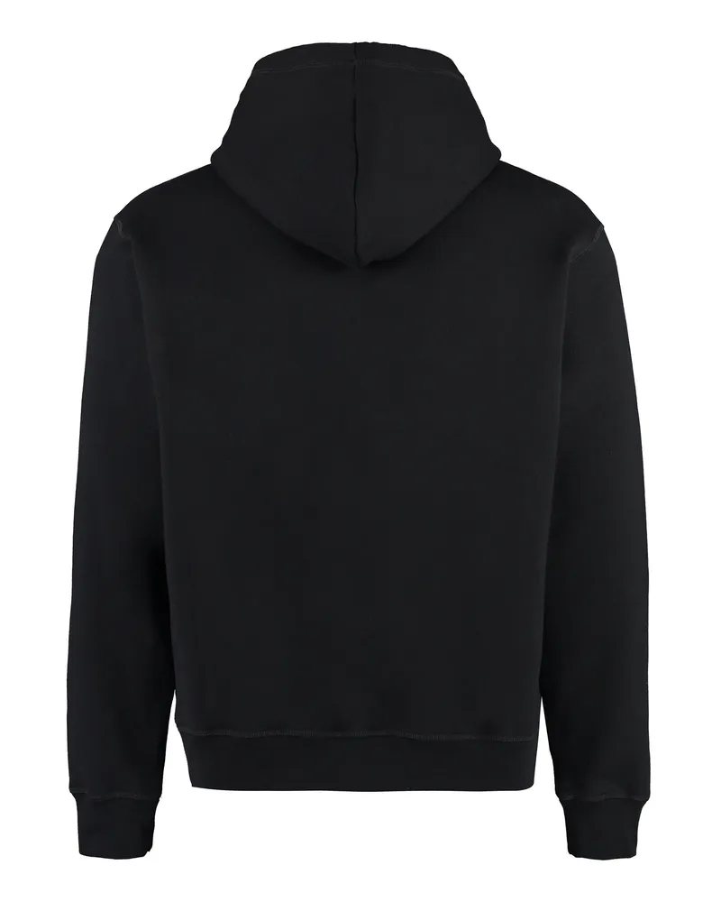 Dsquared2 Men's Black Cotton Hoodie Jumpers Sweater Black
