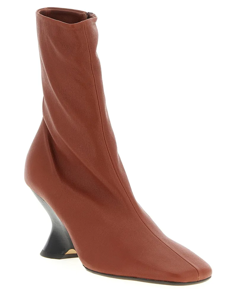 Dries van Noten Ankle Boot — Terracotta Terracotta