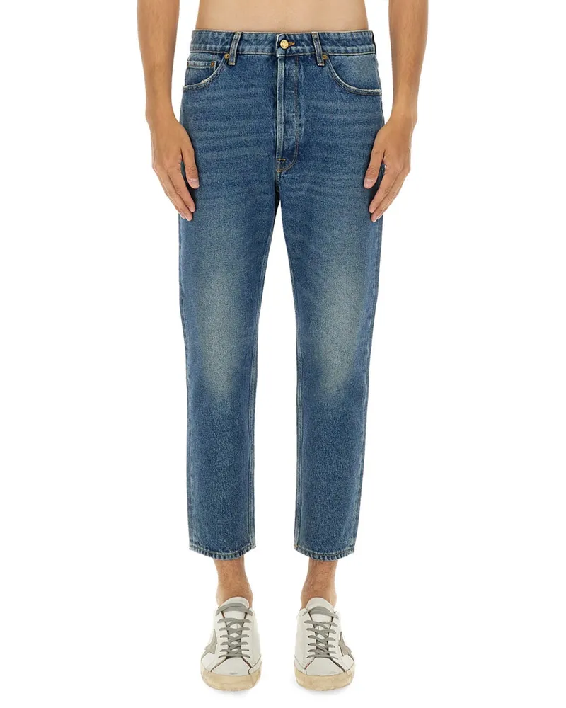 Golden Goose Slim Fit Cotton Denim Jeans — Blue Blue