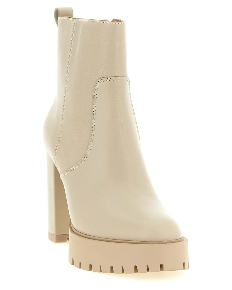 Pinko Ankle Boot — Ivory Ivory