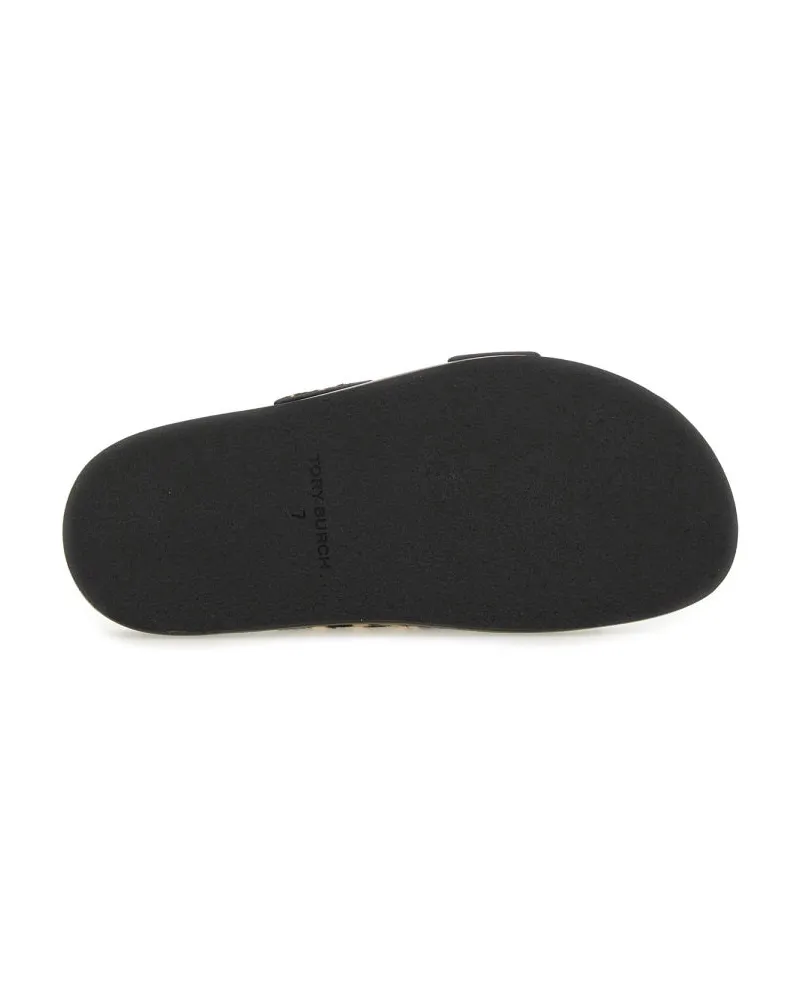 Tory Burch T Lock Sandals — Black Black