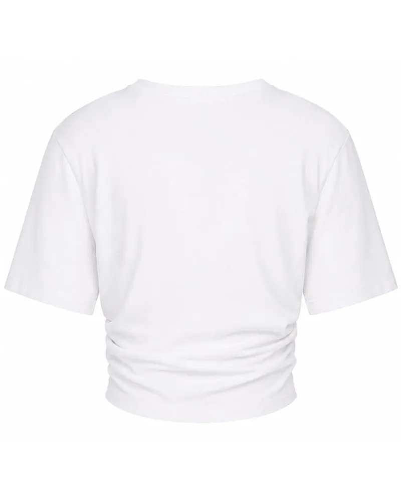 Magda Butrym Women's T-Shirt Annodata Beige Shell Cotton T-Shirts And Polos Beige